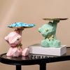 Geometrischer Bär Schlüsselhalter Figur Eingang Bastelarbeiten Harz Schreibtisch Dekoration Süßigkeiten Kleinigkeiten Haushaltswaren für Zuhause Wohnzimmer