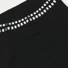 Luxury Celebrities Evening Club Outfit for Women Sexy Black Single Shoulder Diamonds Long Skirts and Crop Tops Two 2 Pieces Suit