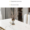 Einzigartige Luxus-Esstischstühle mit modernen Metallbeinen, rechteckiger Esstisch im platzsparenden nordischen Design, Mesa De Comedor Möbel