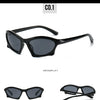 Retro Sports Sunglasses Geometric Trend Steampunk Glasses Sports Vintage Punk Shade Sunglasses UV400 Women Men Eyewear