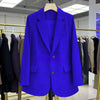 Candy Color Blazer Women Clothing Trends Long Sleeves Blazers Chic Office Ladies Jackets Luxury High-end Coat Vestido Outerwear