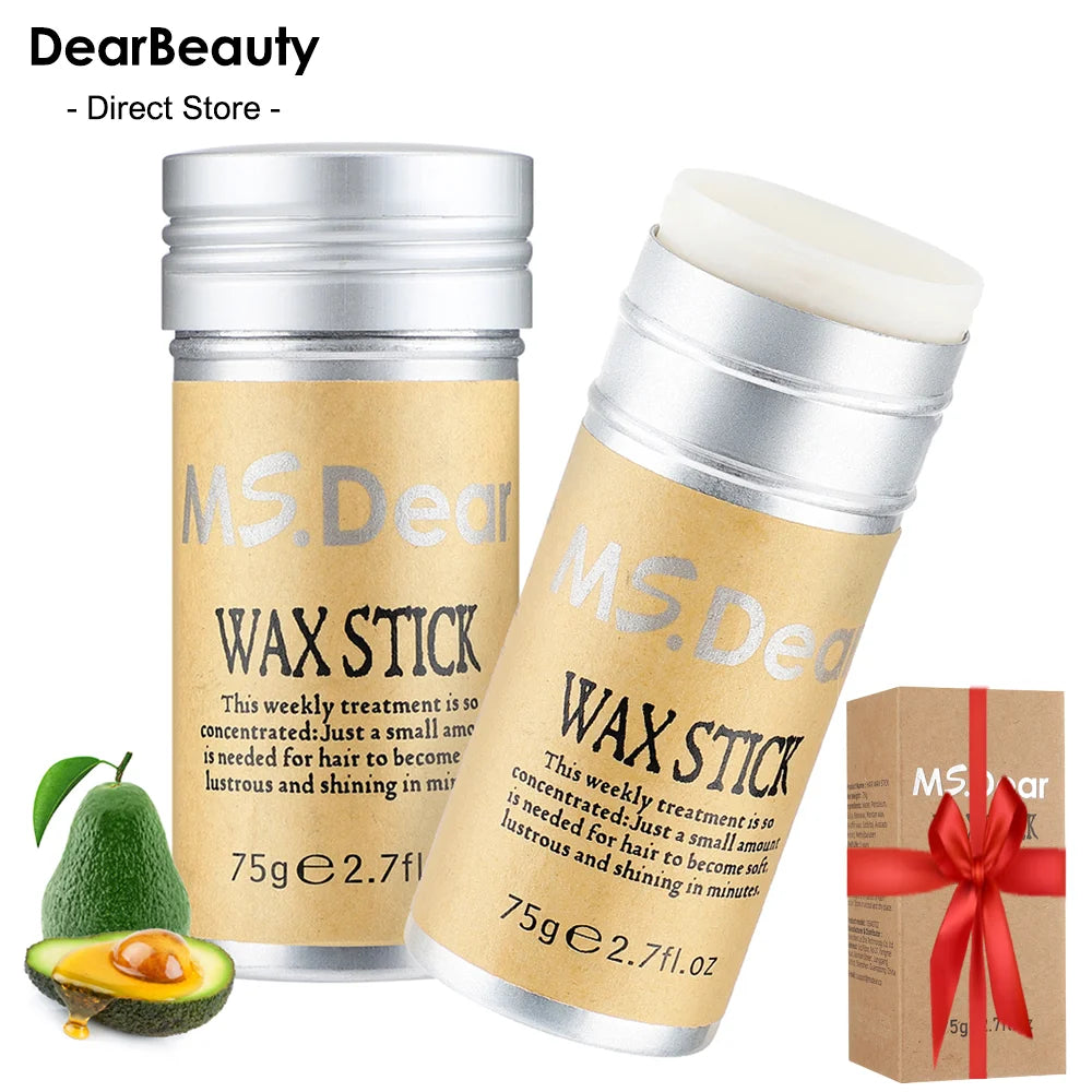 Haarwachsstift für Perücken Professioneller Haarwachsstift Gelcreme Nicht fettend Styling Haarwachsstift für Männer Frauen Bruchhaare Artefakt