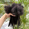 0.6cm 4-8Inch Regular Loc Extension Human Hair 50 Strands Full Handmade 100% Human Hair Dreadlock Extensions for Men Women