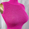 Joskaa 2025 Summer Women Elegant Round Neck Sleeveless Tassels Hem Bodycon Mini Knitted Dress Holiday Beach Party Clubwear