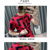 Luxury Men Autumn Knitted Tshirt 2024 Korean O-neck Short Sleeve Top Tees Streetwear Male Social Club Slim Fit Casual T-Shirt