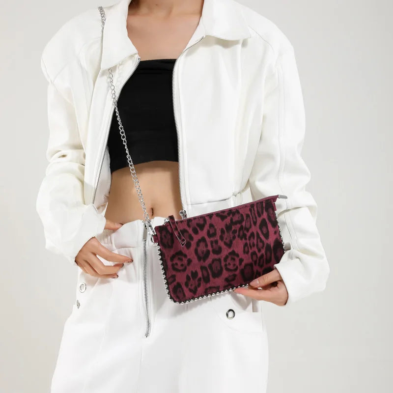 Einfarbige Design-Umhängetaschen für Damen, Mode-Ketten-Handytaschen, Mode-Schulter-Kuriertasche, Sac A Main weiblich