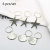 5-50 Pcs/set Opening Silver Hair Ring Hip-hop Hair Braid Charm Dreadlock Beads Clips Cuffs Rings Jewelry Dreadlocks Accessories