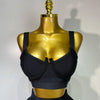 Damen Sexy Bandage Crop Top Hosen-Set Abendparty Club Luxus Geburtstag High Street Mode Elegant Luxus Geburtstags-Outfit
