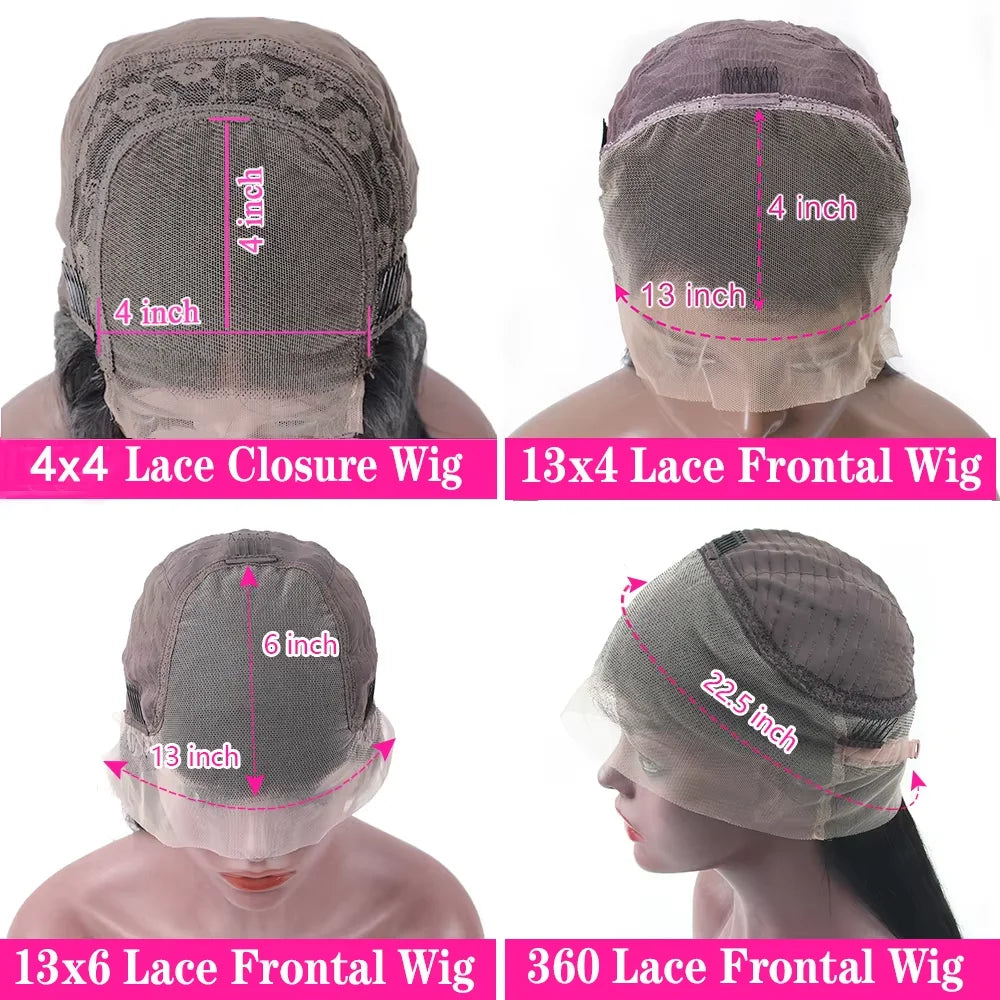 30 40 Inch 13x6 Bone Straight HD Lace Front Wigs 100% Vietnamese Human Hair Wigs 13x4 Lace Frontal Wig For Women Glueless Wigs