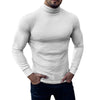 Spring Autumn Classic Black Ribbed Knit Roll Neck Jumper Mens New Fashion Slim Fit Thin Turtleneck Pullover Knitwear Sweaters