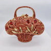 Flower Basket Diamond Dinner Bag Metal Hollow Hand-Held Rhinestone Women's Bag Banquet Clutch Purse Crystal Vintage Handbags