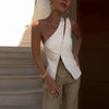 Urban White Women Blazer Coats Elegant Single Breasted V-neck Long Sleeve Female Jacket 2025 Autumn Office Lady Outwears