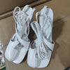Summer spilt toe women sandals high heel lace up slides