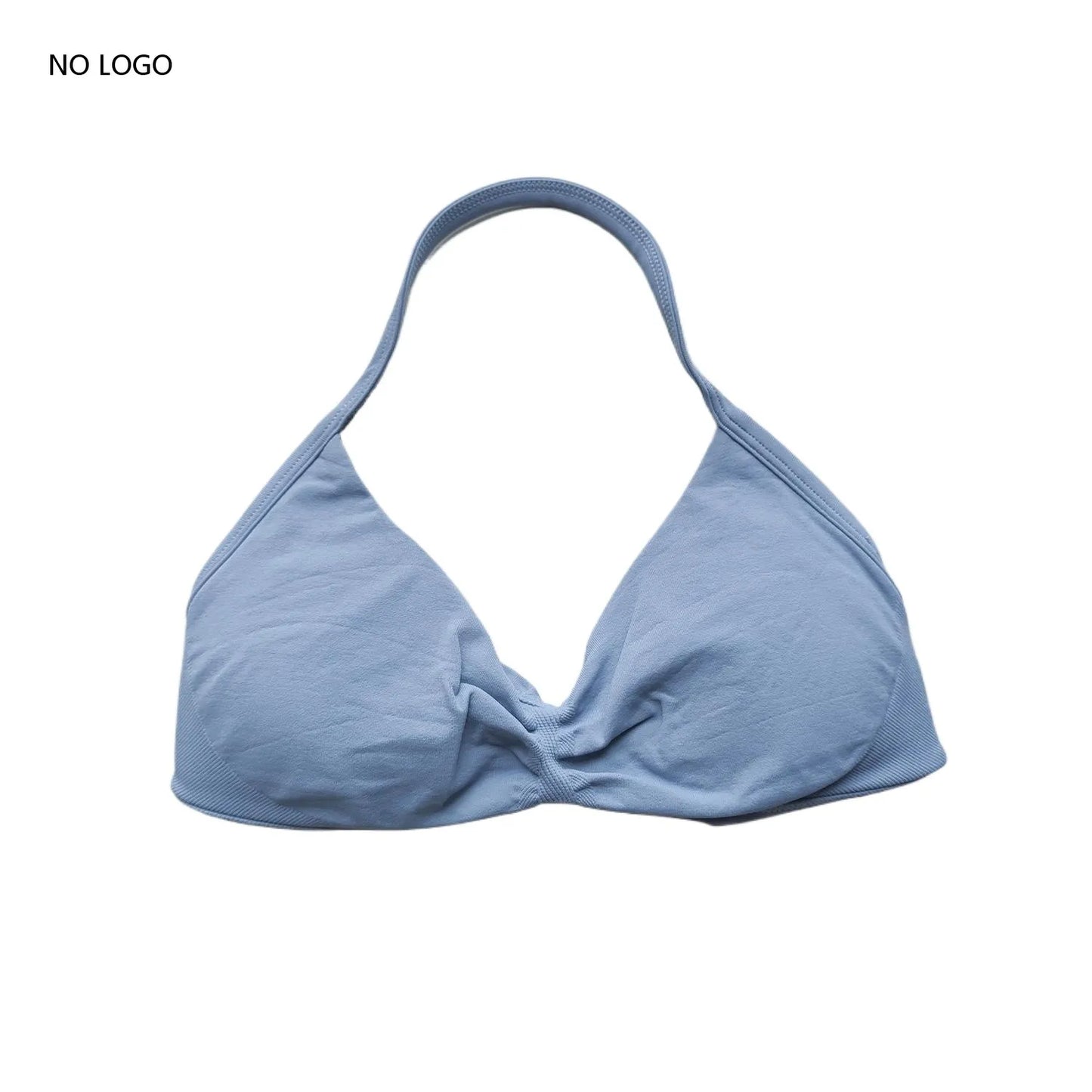 Impact Sports Bra Strappy Backless Yoga Gym Bra Removable Cups Women Workout Clothing Gym Top Halter Sport Bras