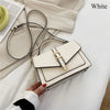 Women PU Leather Messenger Shoulder Bag Ladies Solid Color Simple Crossbody Bag Fashion Handbag Leisure Portable Sling Bag