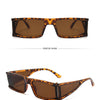 Retro Fashion Punk Square Sunglasses For Women Men Ins Popular Small Frame Silver Sun Glasses Trending Shades UV400 Ladies Eye