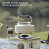 BISINNA Camping Gas Stove 2800W High Firepower Portable Cassette Furnace Outdoor Gas Burner Picnic Camp