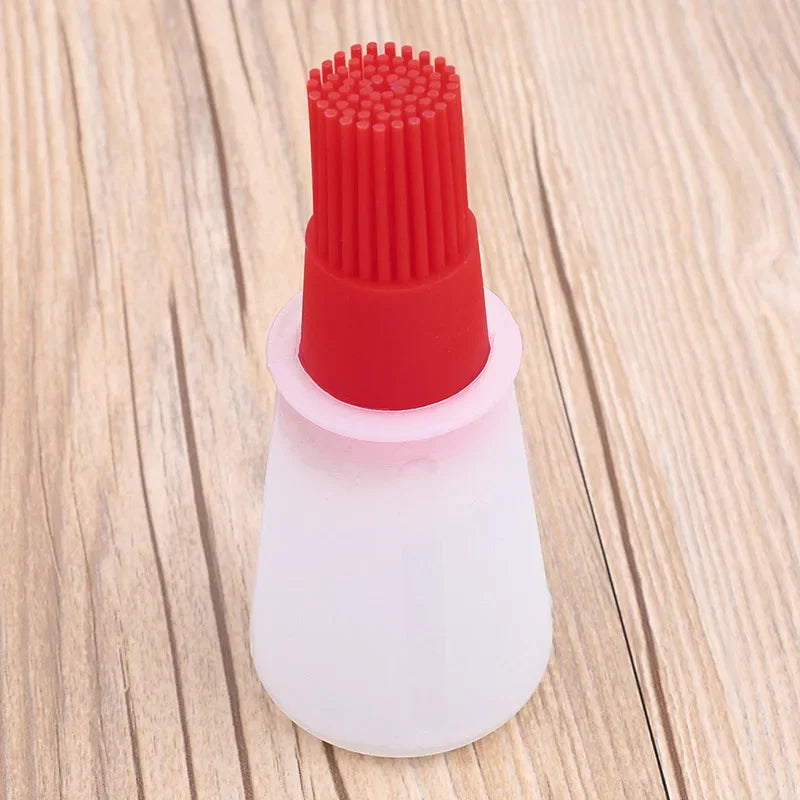 Kitchen Gadgets Barbecue Oil Brush Silicone BBQ Honey Oil Bottle With Brush Convenient Basting Cooking Tools Kitchen Accessories