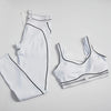 2025 New Women's High-quality Fabric Sports Comfortable Breathable Vest Paired with Tight Pants Two-piece Set