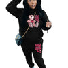 Women's Hoodies Sets Pants Suit 2 Piece Outfits 2025 New Letter Print Bear Aesthetics Sweatshirt and Sweatpants Womens Tracksuit