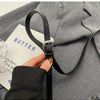 Vintage Y2K Kleine Kettennieten-Umhängetasche Herzförmige Geldbörse Handtasche Rotes PU-Leder Gothic Tote Bag Mode Frauen Umhängetasche