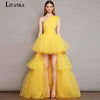 LIVANKA  Fashionable Sheath Homecoming Dresses For Women Pearls Pleat Ruched Satin Vestidos De Festa Customized Plus Size