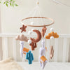 Baby-Kinderbett-Mobile-Rassel-Spielzeug 0-12 Monate Säugling Weicher Filz Teddy Samt Rosa Bär Bettglocke Hängendes Spielzeug Halterung Babybett Mädchen Spielzeug