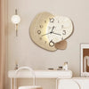 1 Pc Clock Wall Clock Living Room Light Luxury Fashion Simple Modern Decoration Clock Hanging Wall Quartz Restaurant Home