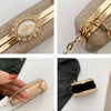 Luxus-High-Design Damen-Abendtasche Party-Bankett Glitzertasche für Damen Hochzeitsclutch Handtasche Umhängetasche mit Kette Bolsas