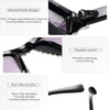 KLASSNUM Luxuriöse Cat-Eye-Sonnenbrille für Damen und Herren, modische Diamant-Dreieck-Marken-Designer-Glitzer-Sonnenbrille UV400 Shades Brille