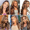 30 Inch Honey Blonde Ombre Lace Front Wig Human Hair 13x4 HD Lace Front Wig 4/27 Highlight Ombre Body Wave Lace Frontal Glueless