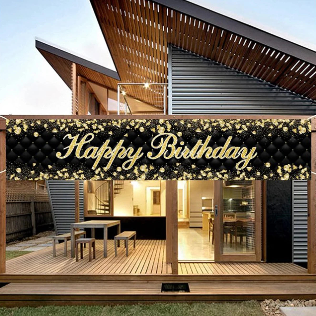 Alles Gute zum Geburtstag Banner Geburtstagsparty Dekoration Kinder Jungen Mädchen Babyparty Dekoration Girlande Wimpelkette Flaggen Jahrestag