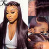 Dark Purple Body Wave Lace Front Wigs Synthetic Deep Burgundy 13x4 Lace Front Wigs Grape Purple Glueless Wigs 180% Density Women