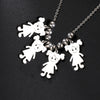 Couple Friend Personalized Necklace Custom Chain Name Mother Father Family Gift For Women Men Stainless Steel Pendant Jewelry