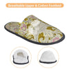 Custom Queen Of Absolutely Everything Gold Baroque Soft Memory Foam House Slippers Women Comfy Warm Anti-skid Sole Slipper