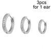 CRMYA Gold Silber gefüllt 16mm 14mm 12mm Blumen baumelnde Ohrringe Zirkonia Creolen für Damen Mädchen Schmuck Großhandel