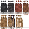 Synthetic Braiding Hair for Boho Braids 20Inch 90G Deep Wave Bulk High Quality Synthetic Protein Hair Extensions For Women