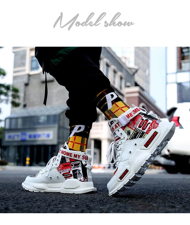 QZHSMY Men Shoes High Quality Sneakers Platform Breathable Lightweight Red Basket Homme Mandarin Duck Luxury Brand Summer 2022