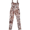 Leosoxs Sexy Jumpsuit Damen Ärmellos 2025 Sexy Trend Leopardenprint Ärmelloser Street Fit Stretch Aktivität Workout Overalls