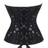 Hollow Out Corset Tops Irregular Hem Fishbone Underbust Top Slim Bandage Shapewear Bustier Korset Costumes Evening Party Corset