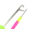 1pcs Wooden Crochet Dreadlocks Braid Needle Feather Wig Hook Needles Threader Knitting Hair Crochet Needles Hair Extension Tools