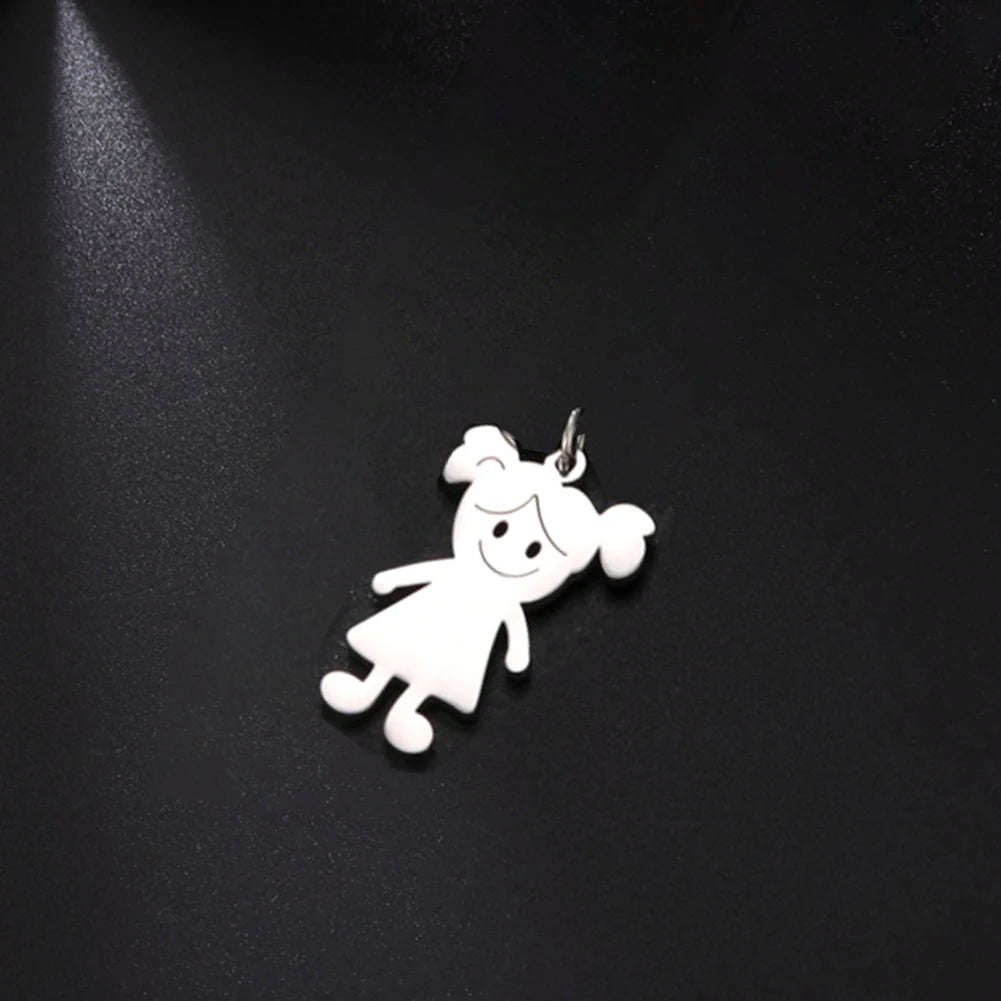 Couple Friend Personalized Necklace Custom Chain Name Mother Father Family Gift For Women Men Stainless Steel Pendant Jewelry