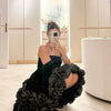 Modern Fashion Short Prom Dresses Luxury Flowers Decorate Evening Dresses فساتين سهرة vestidos bonito para mujer Customized