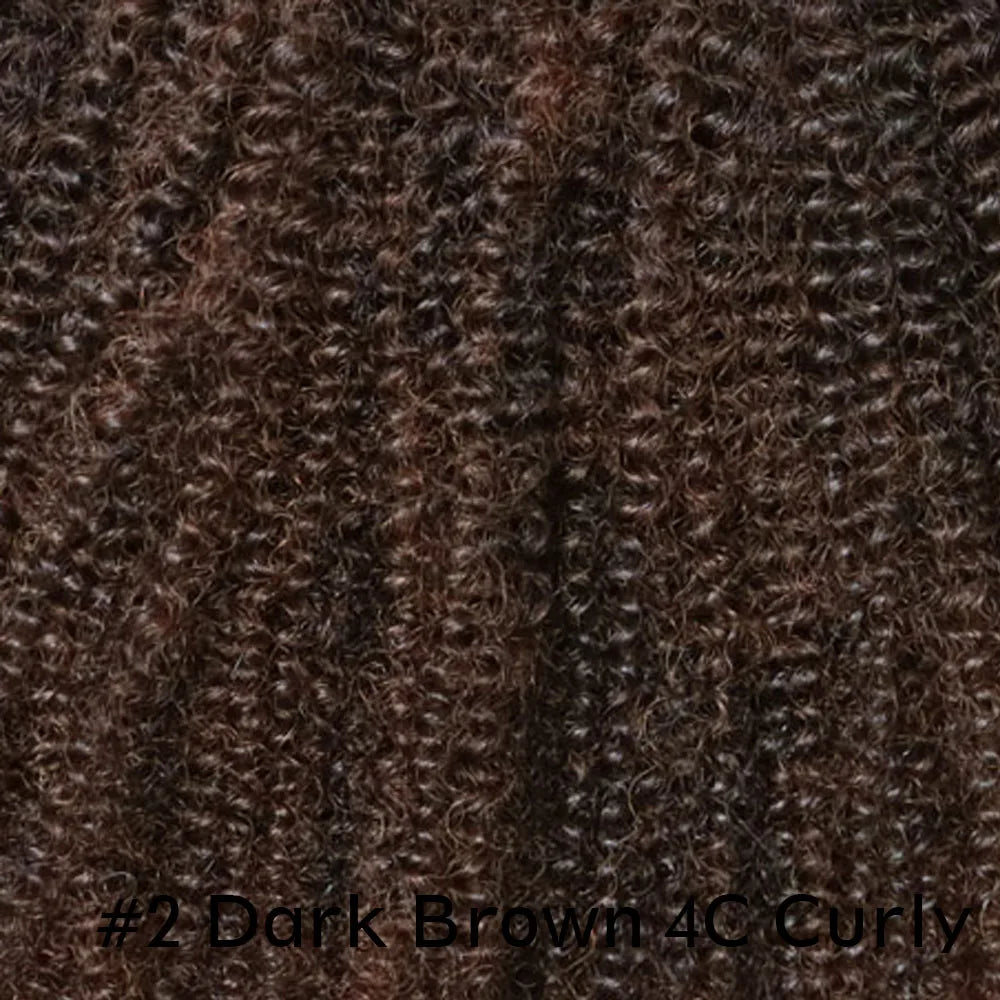 #30 Blonde Virgin Remy Human Hair Bundles 4C Afro Kinky Curly Brown #4 100gram Human Hair Weft Weaving for African Black Women