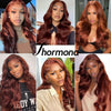 Dark Purple Body Wave Lace Front Wigs Synthetic Deep Burgundy 13x4 Lace Front Wigs Grape Purple Glueless Wigs 180% Density Women