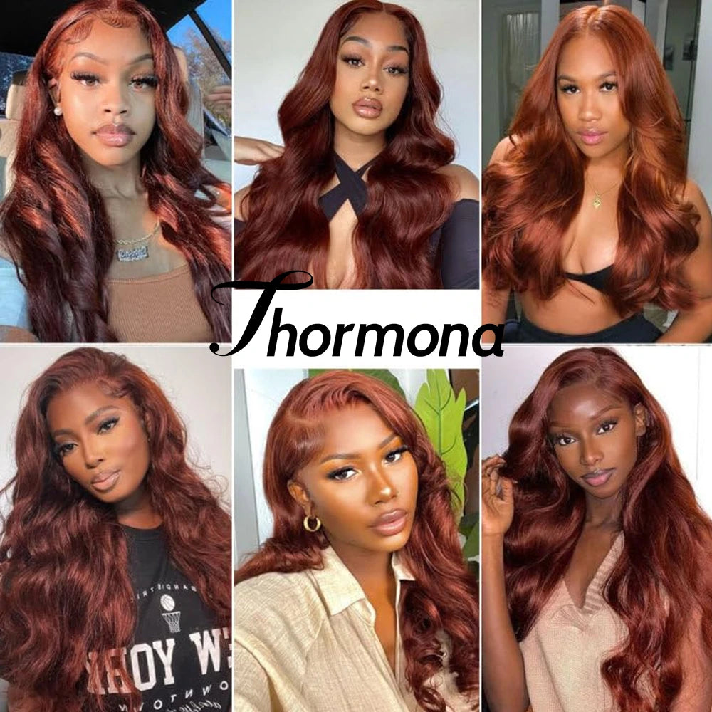 Dark Purple Body Wave Lace Front Wigs Synthetic Deep Burgundy 13x4 Lace Front Wigs Grape Purple Glueless Wigs 180% Density Women