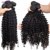 Deep Wave Human Hair Bundles 3/4 Bundles Deal Malaysian Hair Weaves 100% Rew Curly Human Hair Extensions 8-40 inch Virgin Hair