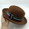 the Derby Hat bowler hat  Fedora for Women and Men Party Hat Men Hat for Winter Elastic Band Felt Hat Jazz Church Hat Wholesale