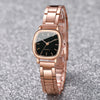 2 Teilesatz Damen Mode Edelstahl Quarzuhr & Liebe Herz Armband