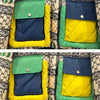 2023 Europäische Station Winter Neue Daunenjacke Damen Warm Mode Kurze Farb-Patchwork Graffiti dicke Weiße Entendaunenjacke